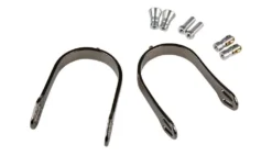 Korsteel Ladies 25mm Aluminium Spurs - Interchangeable - Black