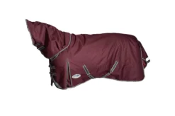 WeatherBeeta ComFiTec Plus Dynamic II Detach-A-Neck Medium -Exquisite Equestrian Equipment Store 1006917000 maroongreywhite wb cft pdynmc ii dan image null hero 2 jpg