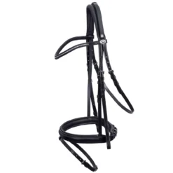 Schockemohle Classic Line Oslo Flash Bridle -Exquisite Equestrian Equipment Store 1100 00068 oslo blacksilver 1 1 jpg