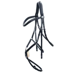 Schockemohle Classic Line Auckland Mexican Bridle -Exquisite Equestrian Equipment Store 1100 00070 auckland blacksilver 1 1 jpg