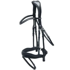 Schockemohle Anatomic Stanford Flash Bridle -Exquisite Equestrian Equipment Store 1101 00042 stanford blacksilver 1 2 jpg
