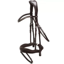 Schockemohle Anatomic Stanford Flash Bridle -Exquisite Equestrian Equipment Store 1101 00042 stanford espressosilver 1 1 jpg