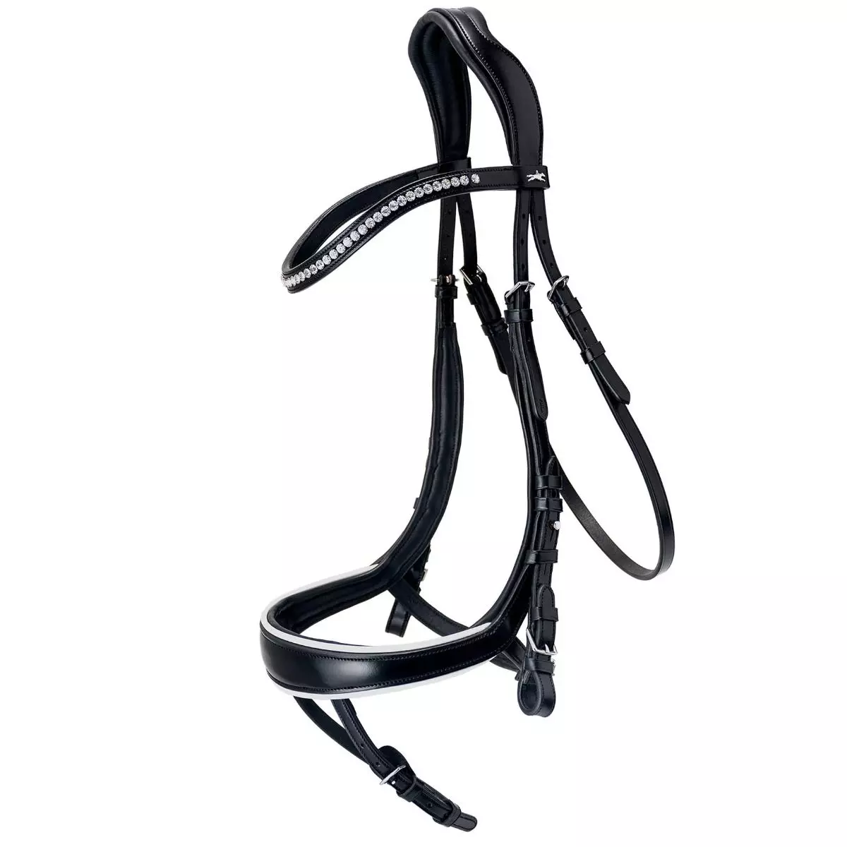 Schockemohle Equitus Beta Anatomic Flash Bridle With Crystal Browband 15 Schockemohle Equitus Beta Anatomic Flash Bridle With Crystal Browband - Image 13