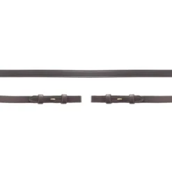 Schockemohle Reins With Hook -Exquisite Equestrian Equipment Store 1103 00009 kandarenz gel zaumhaken antiquebrown gold 1 jpg