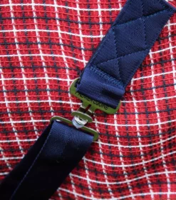 Premier Equine 3D Waffle Cooler -Exquisite Equestrian Equipment Store 3d waffle cooler red check 4 8 jpg