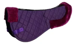 Rhinegold Comfort Saddle Half Pad 24 Rhinegold Comfort Saddle Half Pad -Exquisite Equestrian Equipment Store 426 purple web 1 2 jpg