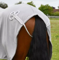 Rhinegold Show Fleece With Fur Collar -Exquisite Equestrian Equipment Store 625 greyclose web 6 jpg