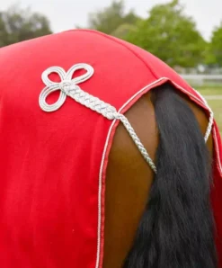 Rhinegold Show Fleece With Fur Collar -Exquisite Equestrian Equipment Store 625 redclose web 6 jpg