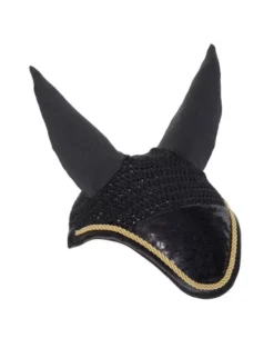 Rhinegold Sequin Fly Veil -Exquisite Equestrian Equipment Store 662 black sized jpg