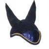 Rhinegold Sequin Fly Veil -Exquisite Equestrian Equipment Store 662 navy sized 1 jpg