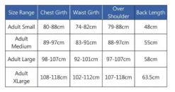 Rhinegold Prestige Zip Front Body Protector 17 Rhinegold Prestige Zip Front Body Protector -Exquisite Equestrian Equipment Store 710 size chart web 3 jpg