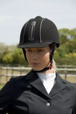 Rhinegold Reflective Pro Riding Hat 29 Rhinegold Reflective Pro Riding Hat -Exquisite Equestrian Equipment Store 762 black2 1 2 jpg
