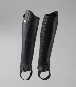 Premier Equine Actio Leather Half Chaps 36 Premier Equine Actio Leather Half Chaps -Exquisite Equestrian Equipment Store actio leather half chaps black 3 jpg