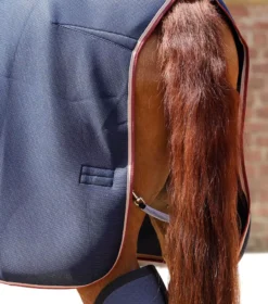 Premier Equine Airflow Cooler Rug -Exquisite Equestrian Equipment Store airflow cooler rug navy 6 3 jpg