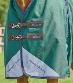 Premier Equine Akoni 0g Turnout Rug With Classic Neck Cover -Exquisite Equestrian Equipment Store akoni stratus 0g green 3 9 jpg
