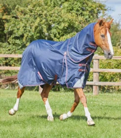 Premier Equine Akoni 0g Turnout Rug With Classic Neck Cover -Exquisite Equestrian Equipment Store akoni stratus 0g navy 1 9 jpg