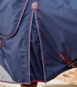 Premier Equine Akoni 0g Turnout Rug With Classic Neck Cover -Exquisite Equestrian Equipment Store akoni stratus 0g navy 3 1 jpg