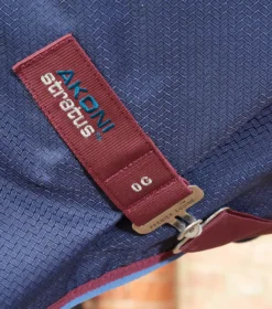 Premier Equine Akoni 0g Turnout Rug With Classic Neck Cover -Exquisite Equestrian Equipment Store akoni stratus 0g navy 5 3 jpg