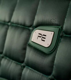 Premier Equine Alberta CC Satin Dressage Square 25 Premier Equine Alberta CC Satin Dressage Square -Exquisite Equestrian Equipment Store alberta dressage saddle pad green 4 1 jpg