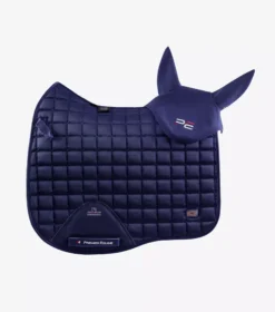 Premier Equine Alberta CC Satin Dressage Square 28 Premier Equine Alberta CC Satin Dressage Square -Exquisite Equestrian Equipment Store alberta dressage saddle pad navy 2 1 jpg