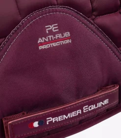 Premier Equine Alberta CC Satin Dressage Square 27 Premier Equine Alberta CC Satin Dressage Square -Exquisite Equestrian Equipment Store alberta dressage saddle pad wine 5 1 jpg