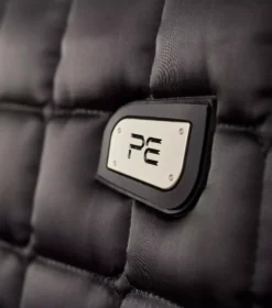 Premier Equine Alberta CC Satin GP/Jump Square 27 Premier Equine Alberta CC Satin GP/Jump Square -Exquisite Equestrian Equipment Store alberta gp jump saddle pad black 2 1 jpg