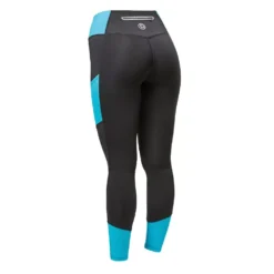 Dublin Power Performance Mid Rise Colour Block Tights -Exquisite Equestrian Equipment Store aqua2 4 jpg