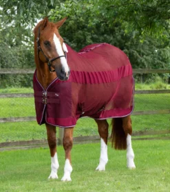 Premier Equine Arisca Scrim Cooler -Exquisite Equestrian Equipment Store arisca scrim cooler burgundy 1 1 7 jpg