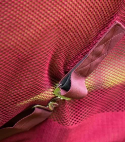 Premier Equine Arisca Scrim Cooler -Exquisite Equestrian Equipment Store arisca scrim cooler burgundy 3 5 jpg