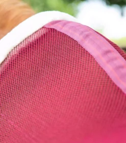 Premier Equine Arisca Scrim Cooler -Exquisite Equestrian Equipment Store arisca scrim cooler burgundy 4 3 jpg