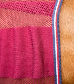 Premier Equine Arisca Scrim Cooler -Exquisite Equestrian Equipment Store arisca scrim cooler burgundy 5 6 jpg