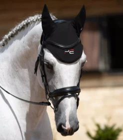 Premier Equine Atlas Fly Veil -Exquisite Equestrian Equipment Store atlas ear bonnet black 7 2 jpg