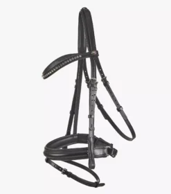 Premier Equine Bellissima Crank Bridle With Diamante Browband -Exquisite Equestrian Equipment Store bellissima crank bridle black 2 2 jpg