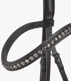 Premier Equine Bellissima Crank Bridle With Diamante Browband -Exquisite Equestrian Equipment Store bellissima crank bridle black 4 1 jpg