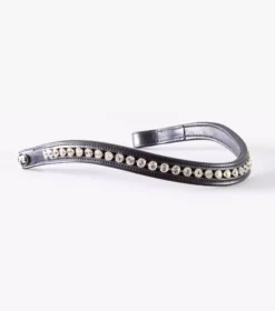 Premier Equine Bellissima Shaped Diamante Browband -Exquisite Equestrian Equipment Store bellissima shaped diamante browband black 1 1 jpg