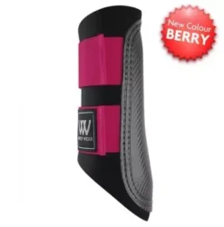 Woof Wear Club Brushing Boot - WB0003 -Exquisite Equestrian Equipment Store berry new colour 2 jpg