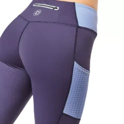 Dublin Power Performance Mid Rise Colour Block Tights -Exquisite Equestrian Equipment Store blue3 3 jpg