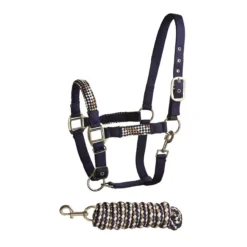 Bitz Soft Handle Two Tone Headcollar & Lead Rope Set 18 Bitz Soft Handle Two Tone Headcollar & Lead Rope Set -Exquisite Equestrian Equipment Store btz0053 1 3 jpg