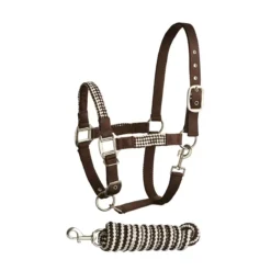 Bitz Soft Handle Two Tone Headcollar & Lead Rope Set 14 Bitz Soft Handle Two Tone Headcollar & Lead Rope Set -Exquisite Equestrian Equipment Store btz0056 1 jpg
