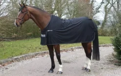 Bucas Panel Prize Cooler -Exquisite Equestrian Equipment Store bucas panel prize cooler black silver 4 jpg