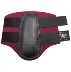 Woof Wear Club Brushing Boot - WB0003 -Exquisite Equestrian Equipment Store burgundy flat 1 1 jpg