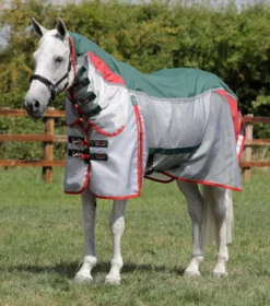 Premier Equine Buster Stay-Dry Super Lite Fly Rug With Surcingles -Exquisite Equestrian Equipment Store buster stay dry super lite fly rug green 1 3 jpg
