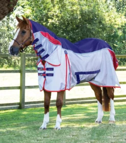 Premier Equine Buster Stay-Dry Super Lite Fly Rug With Surcingles -Exquisite Equestrian Equipment Store buster stay dry super lite fly rug with surcingles navy 2 jpg