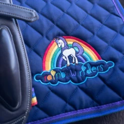 Cameo Equine Rainbow Rider Saddle Cloth 10 Cameo Equine Rainbow Rider Saddle Cloth -Exquisite Equestrian Equipment Store c521 3 jpg