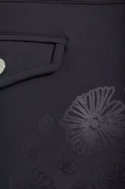 PS Of Sweden Candice Breeches 36 PS Of Sweden Candice Breeches -Exquisite Equestrian Equipment Store candice navy fabric detail 1 lr 3 jpg