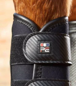 Premier Equine Carbon Air-Tech Double Locking Brushing Boots -Exquisite Equestrian Equipment Store carbon air tech double locking brushing boot black 6 4 jpg
