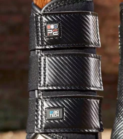Premier Equine Carbon Air-Tech Single Locking Brushing Boots -Exquisite Equestrian Equipment Store carbon air tech single locking brushing boot black 5 5 jpg