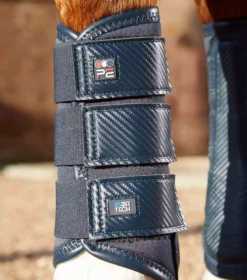 Premier Equine Carbon Air-Tech Single Locking Brushing Boots -Exquisite Equestrian Equipment Store carbon air tech single locking brushing boot navy 3 3 jpg