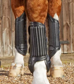 Premier Equine Carbon Tech Air Flex Eventing Boots -Exquisite Equestrian Equipment Store carbon tech air flex eventing boots black hind 2 4 jpg