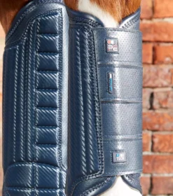 Premier Equine Carbon Tech Air Flex Eventing Boots -Exquisite Equestrian Equipment Store carbon tech air flex eventing boots navy hind 3 4 jpg